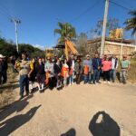 Arturo Herrera Guzmán impulsa obra en Santiago Undameo: inicia pavimentación de la calle 16 de Septiembre
